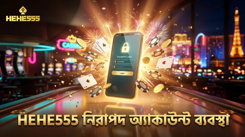 নিরাপদ অ্যাকাউন্ট ব্যবস্থাপনা HEHE555 এর মূল অঙ্গ।