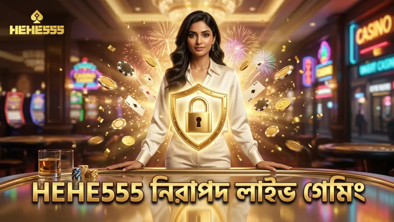 লাইভ গেম শোতে নিরাপত্তা ও দায়িত্বশীল খেলা HEHE555 নিশ্চিত করে।