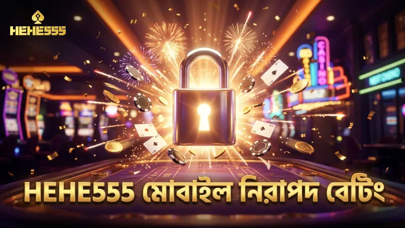 মোবাইল স্ক্রীনে HEHE555 নিরাপদ বেটিং পরিবেশ নিশ্চিত করে