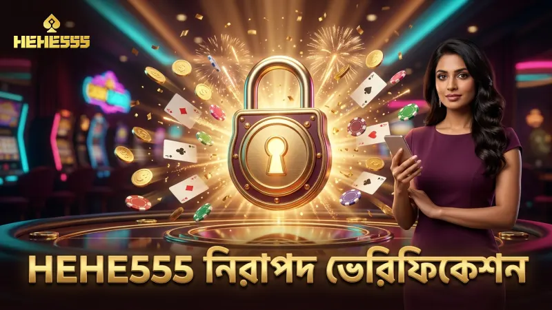 HEHE555 প্ল্যাটফর্মে নিরাপদ অ্যাকাউন্ট ভেরিফিকেশন নিশ্চিত করা হয়।