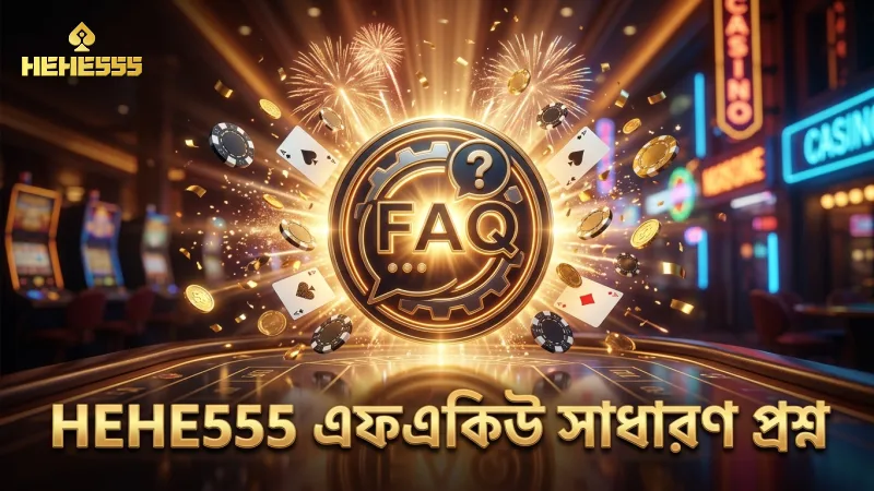 HEHE555 এফএকিউতে সাধারণ প্রশ্ন ও তার সঠিক উত্তর সংকলন।
