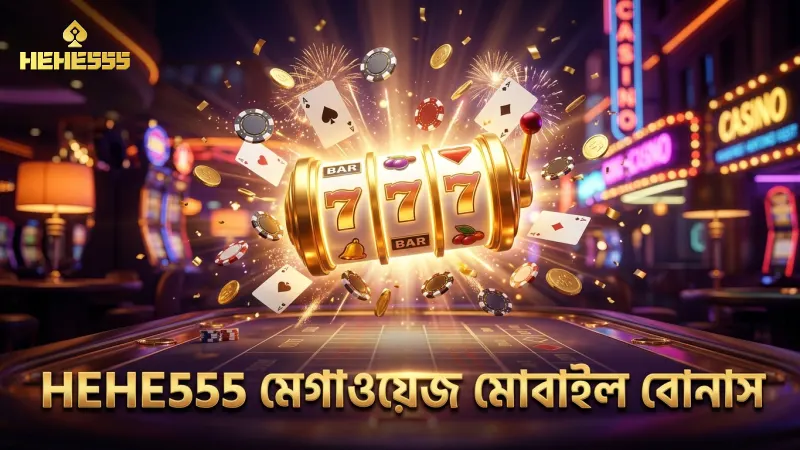মেগাওয়েজ সিস্টেমে HEHE555 মোবাইল বোনাস সুবিধা বৃদ্ধি করে।