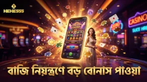 বাজি নিয়ন্ত্রণ ও স্পিন সময় বড় বোনাস পাওয়ার চাবিকাঠি।