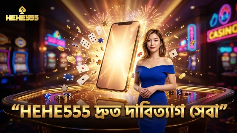 HEHE555-এ দাবিত্যাগ প্রক্রিয়া দ্রুত ও সুরক্ষিত।