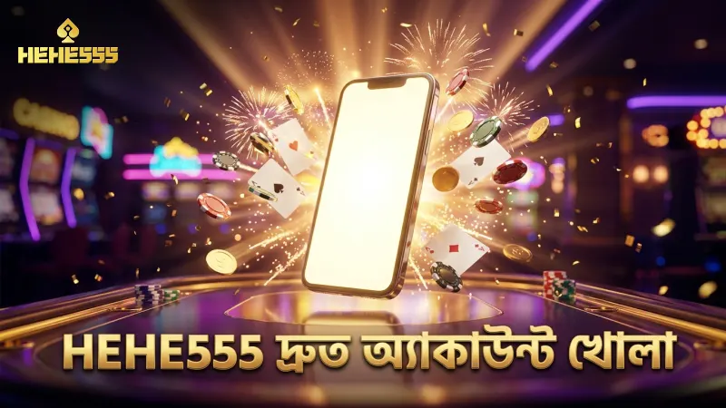 HEHE555-তে দ্রুত অ্যাকাউন্ট সেটআপ করার প্রক্রিয়া