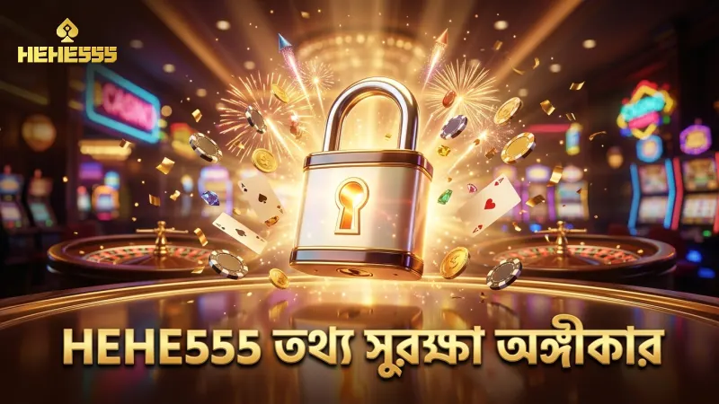 HEHE555 ব্যবহারকারীর তথ্য নিরাপদে রাখার অঙ্গীকার।