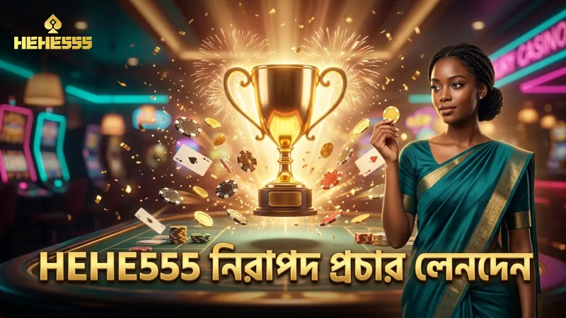 নিরাপদ লেনদেন নিশ্চিত করে HEHE555 প্রচারে বিশ্বাসযোগ্যতা