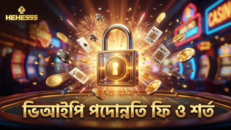 ভিআইপি পদোন্নতিতে থাকা ফি ও শর্তাবলী যাচাই করা জরুরি।