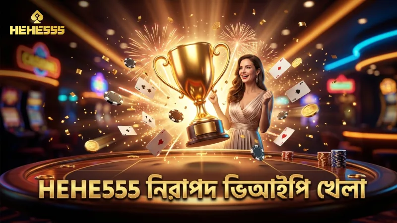 নিরাপদ ও সৎ খেলার জন্য HEHE555 ভিআইপি কেয়ার নিশ্চিত।